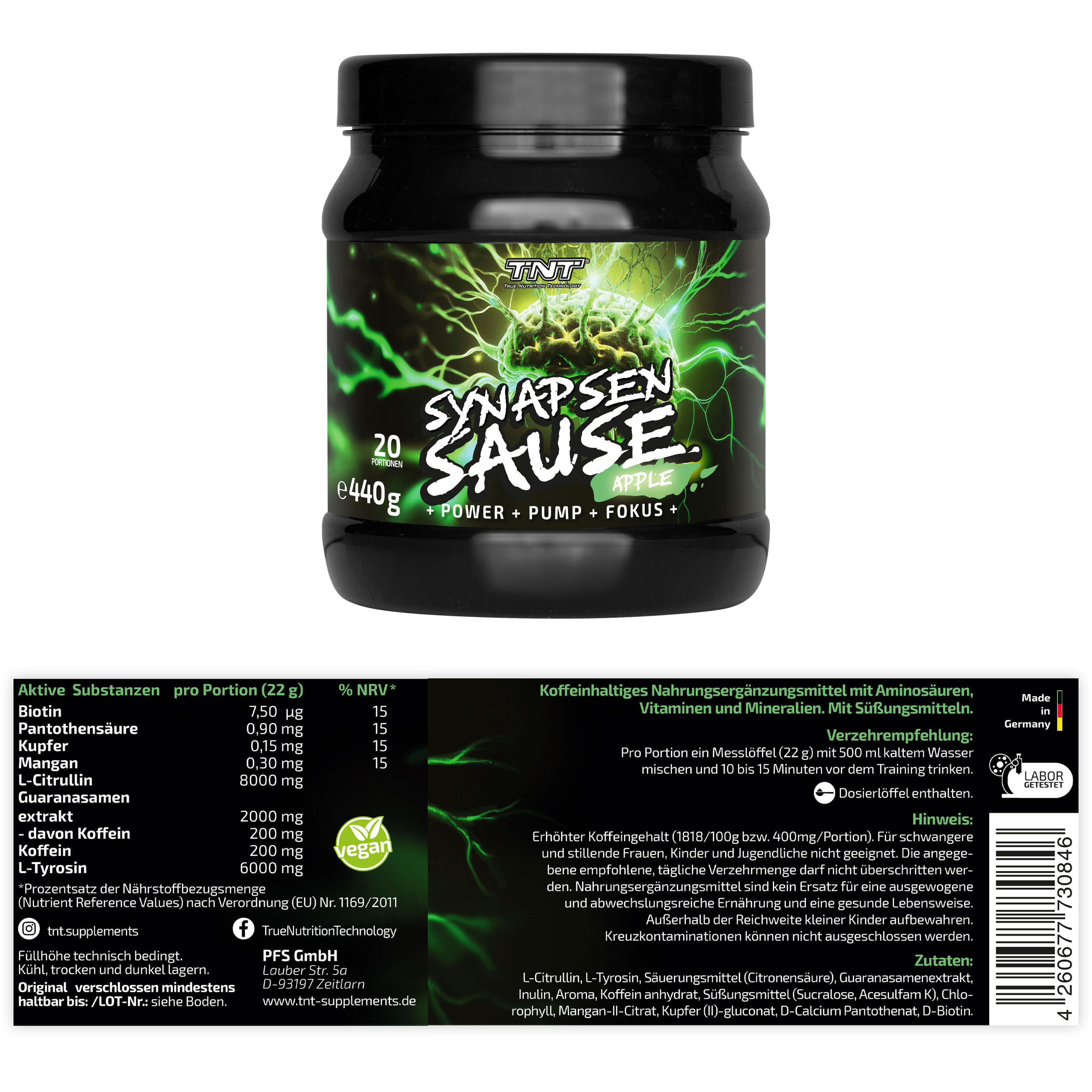 Synapsensause Pre-Workout-Booster | Trainingsbooster 5/5