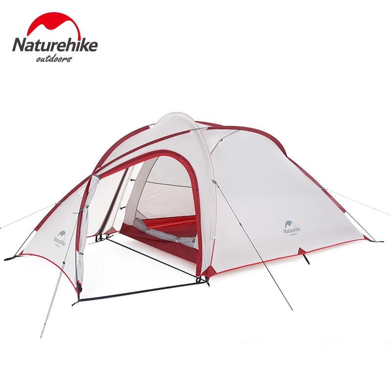 NATUREHIKE Namiot HIBY 4P 40D grey-red