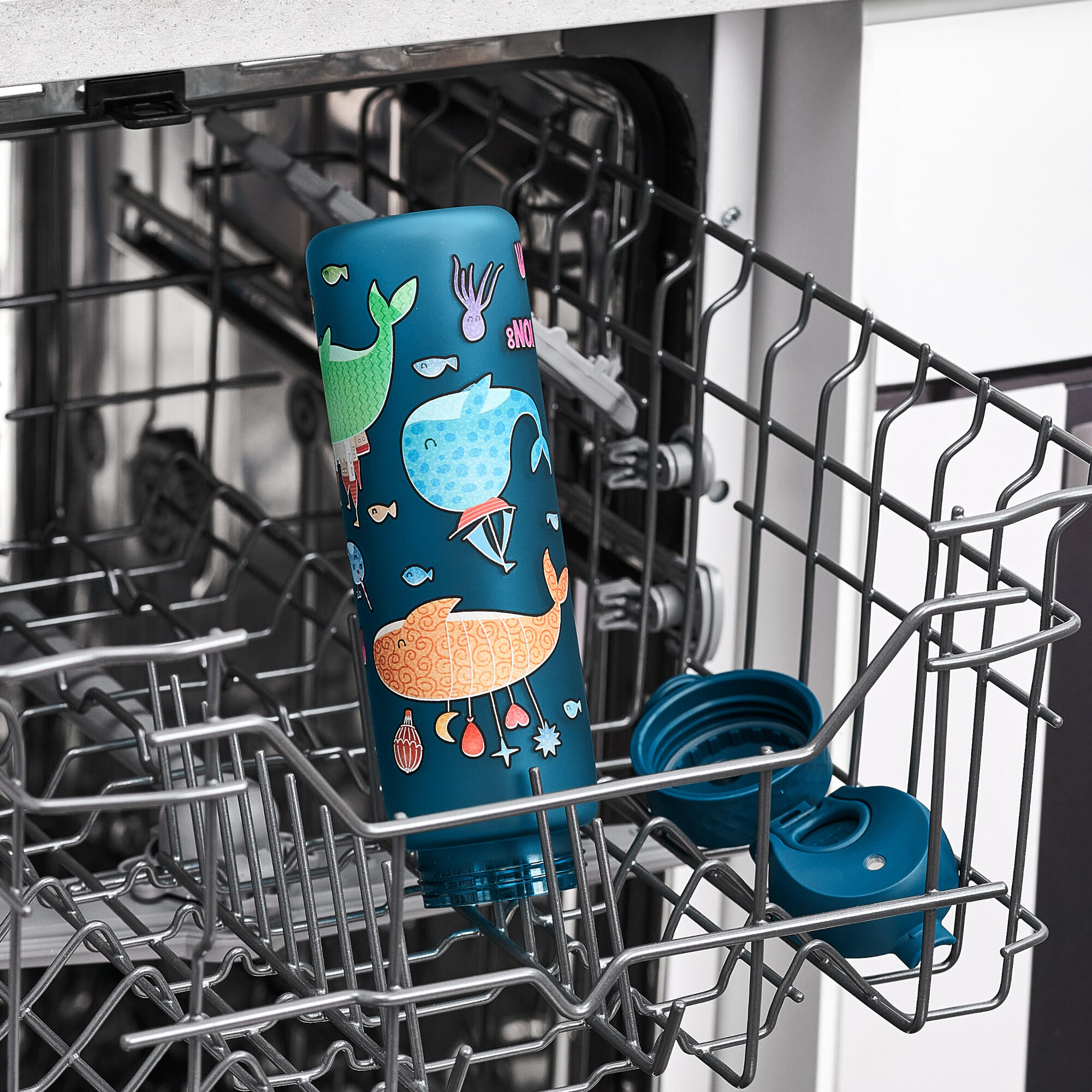 Bidon na wodę ION8 500ml z atestem PZH – szczelny, lekki, bez BPA 6/8