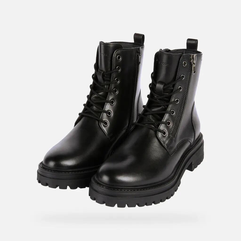 Leather boots woman Geox Iridea 4/7