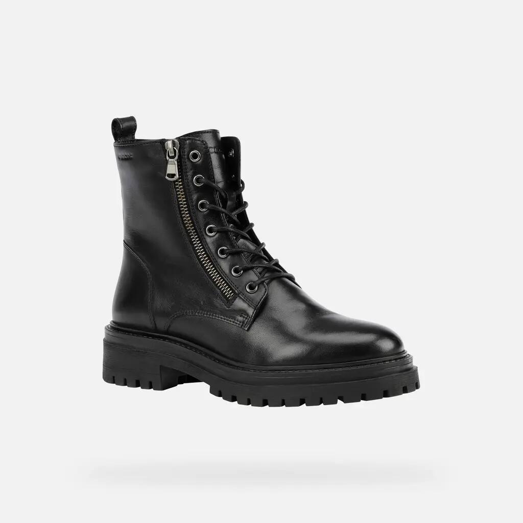 Leather boots woman Geox Iridea 5/7