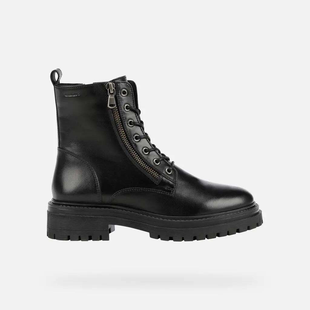 Leather boots woman Geox Iridea 2/7