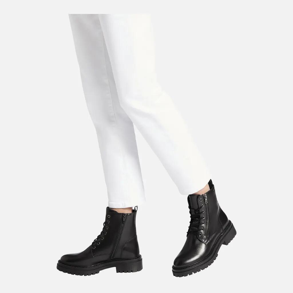 Leather boots woman Geox Iridea 3/7