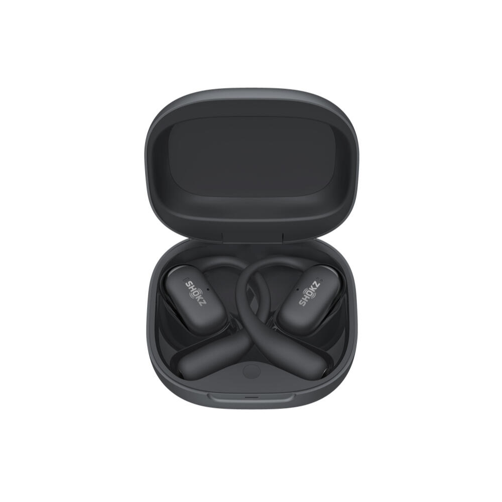 Shokz OPENFIT 2+, Black Open-Ear Headphones
