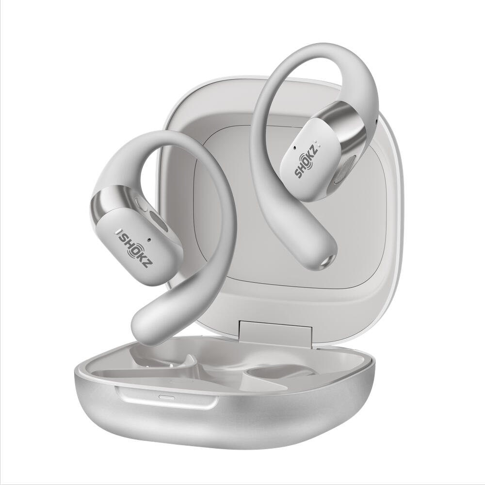 Shokz OPENFIT 2+, Grey Open-Ear Headphones