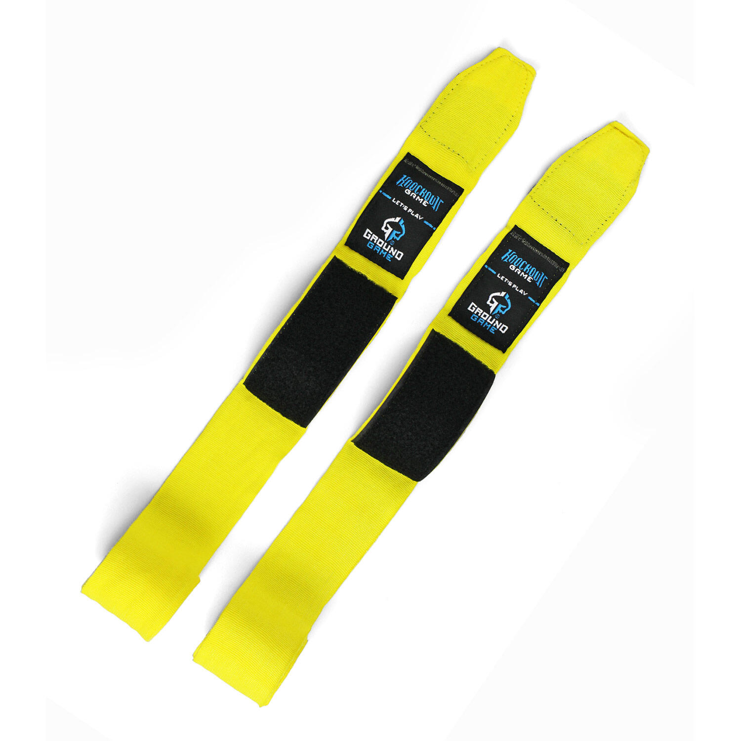 Bandaże bokserskie Ground Game Neon Żółte 3/3
