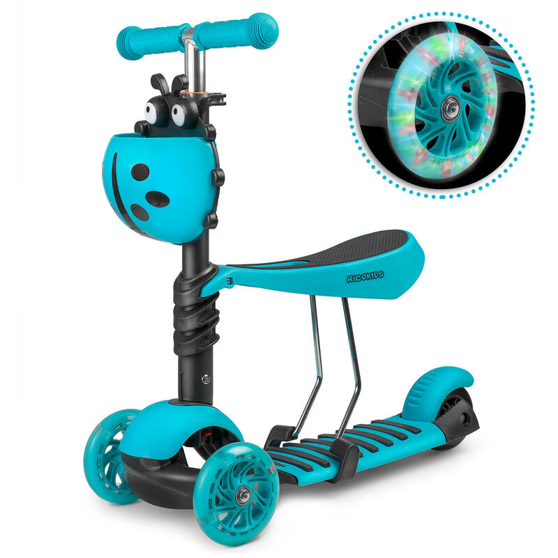 Hulajnoga trójkołowa Buggy - turkusowa