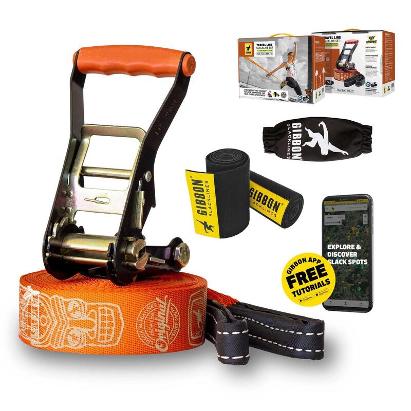 SLACKLINE - SET TRAVELLINE + TREEWEAR