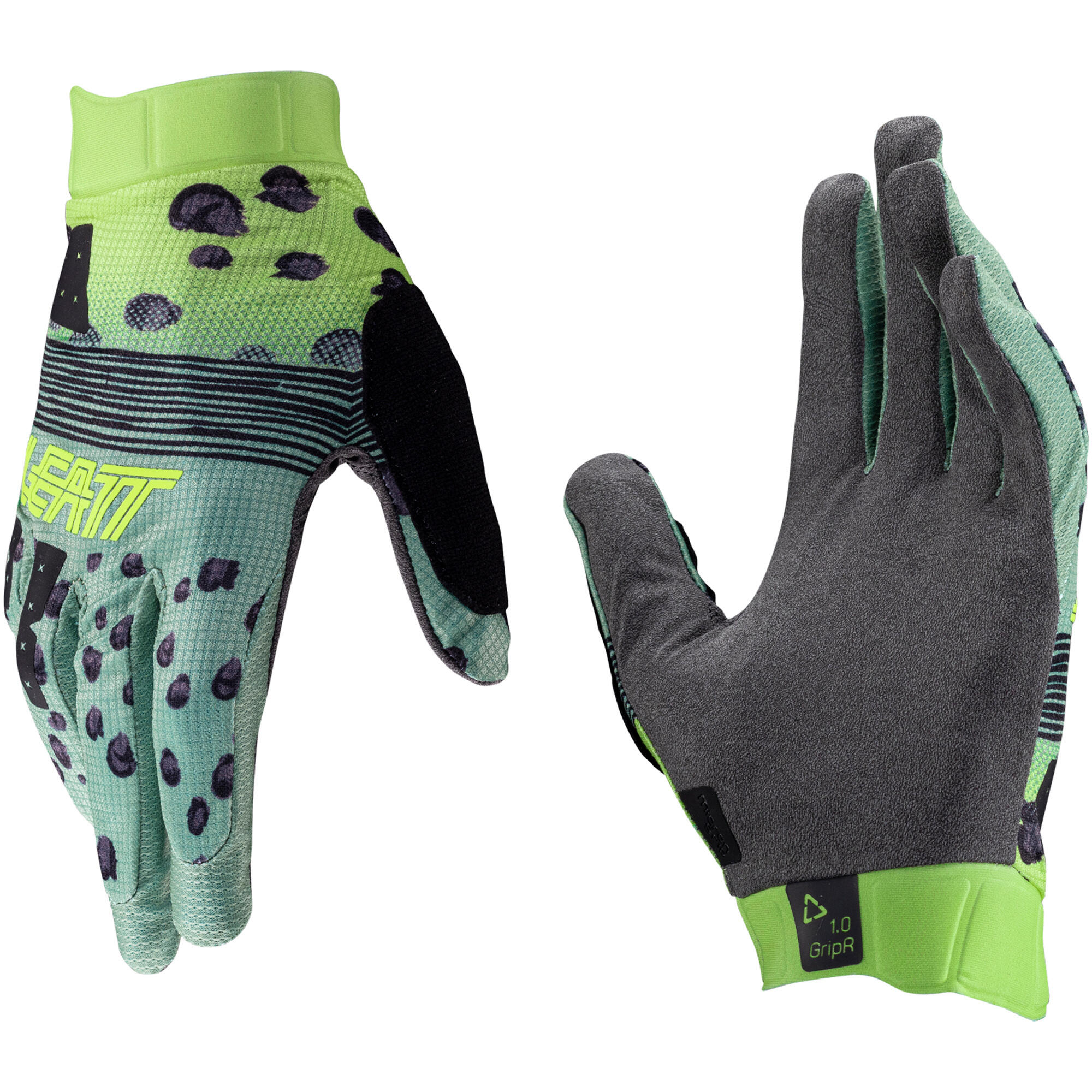 LEATT MTB-Handschuhe Gripr 1.0 mit nahtloser MicronGrip-Handfläche Grün Herren