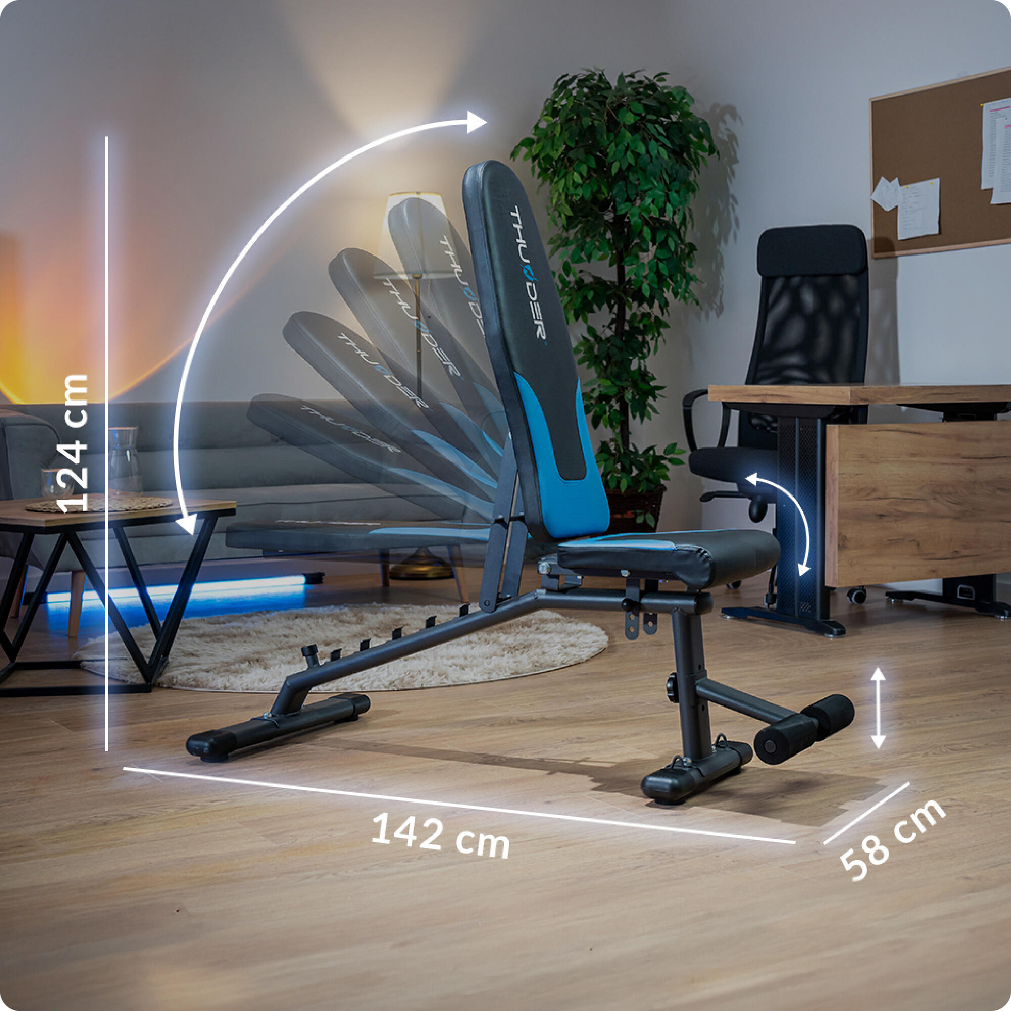 Banc de musculation Thunder QUICK 2/8