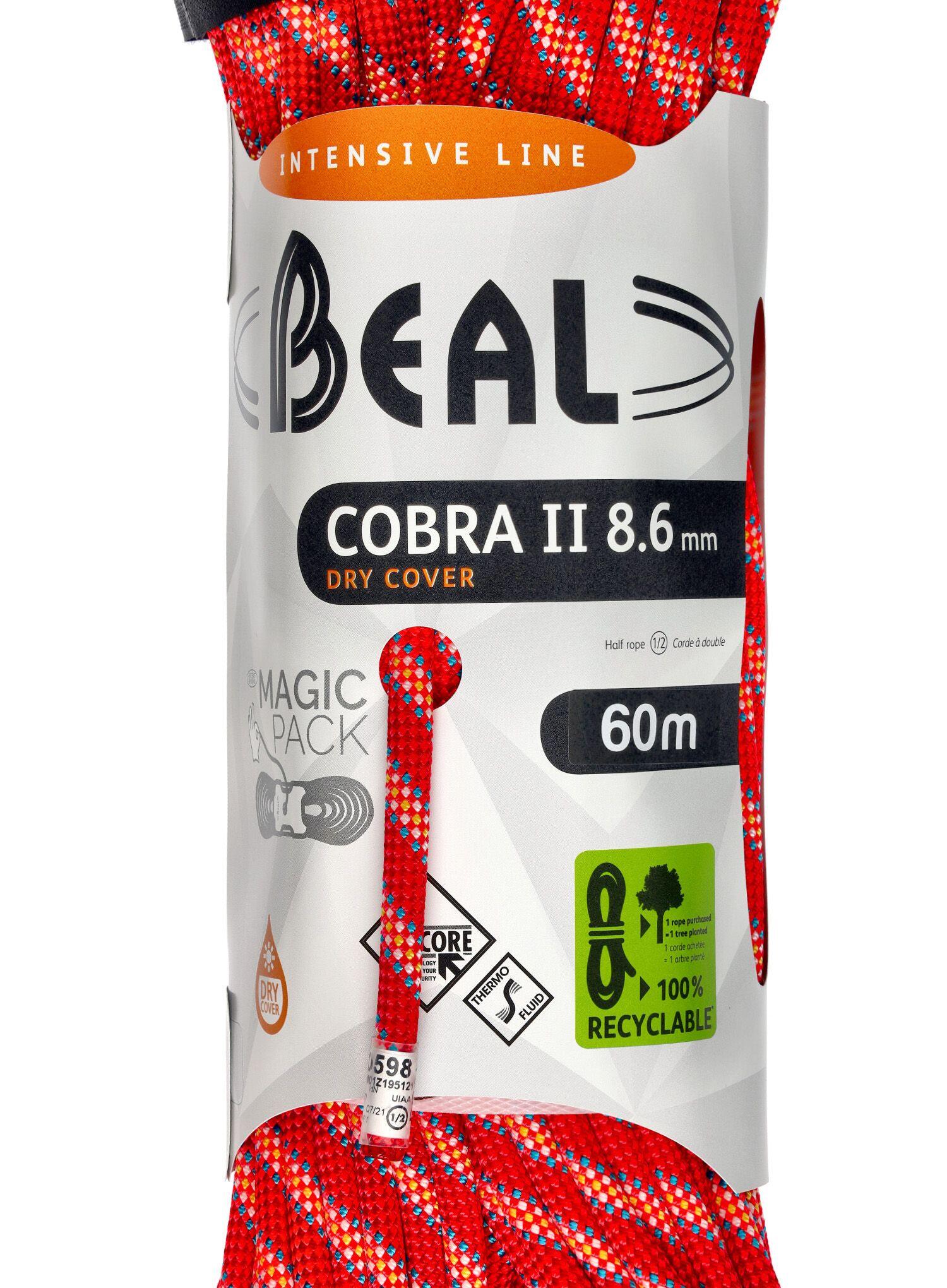 Mezzo corda Beal Cobra II 8,6 mm Unicore arancione 3/6