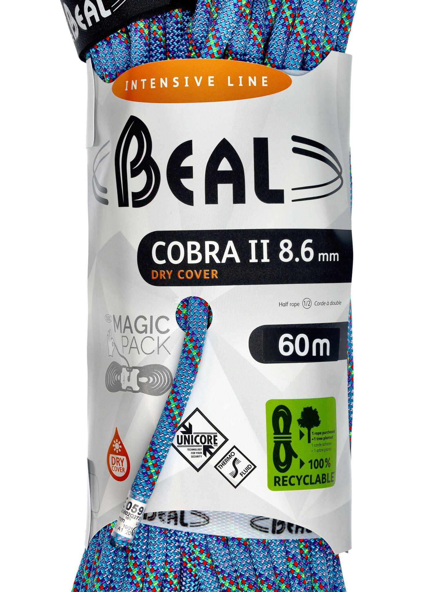 Mezzo corda Beal Cobra II 8.6 mm Unicore blu 5/6