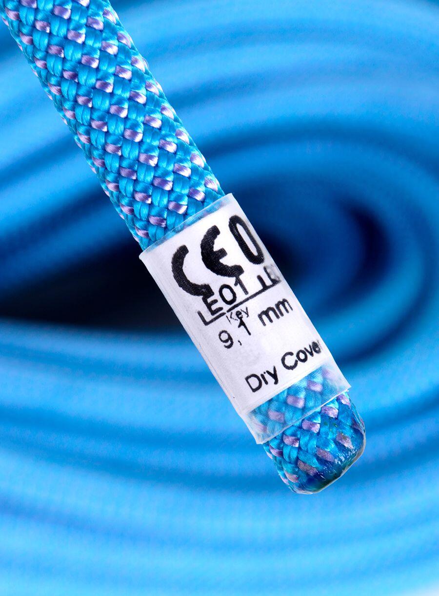 Corde BEAL Joker 9,1 mm 60 m UNICORE Dry Cover ultralégère polyvalente 5/5