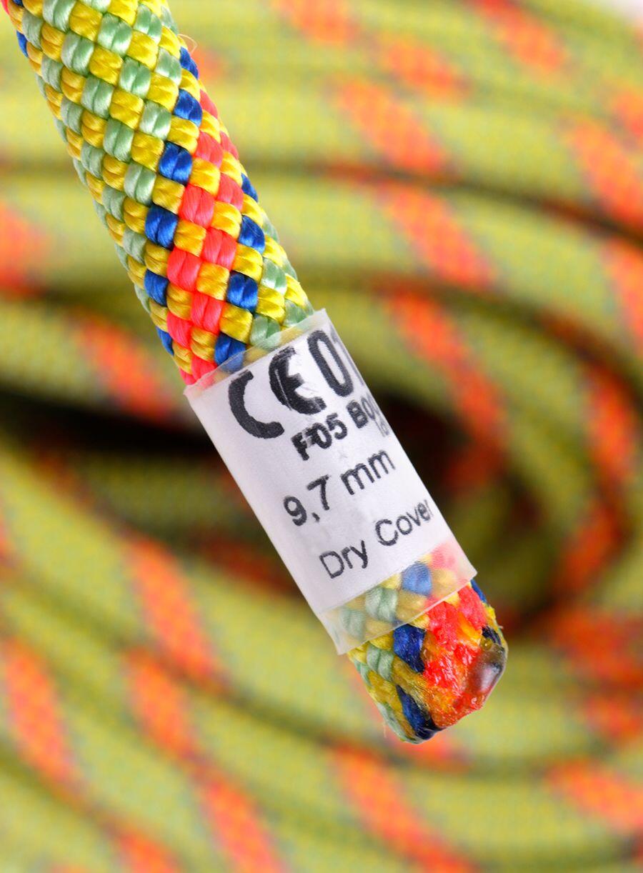 Corde simple Beal Booster III 9,7 mm 80 m Unicore Drycover légère 61 g/m 5/6