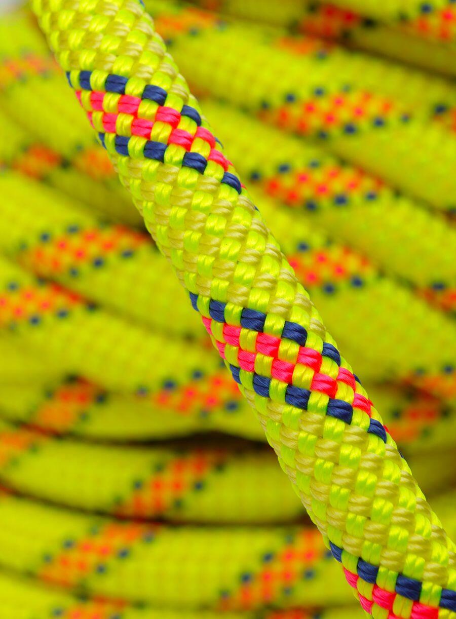 Cuerda simple Beal Karma 9,8 mm 50 m amarilla ligera 61 g/m norma EN892 4/6