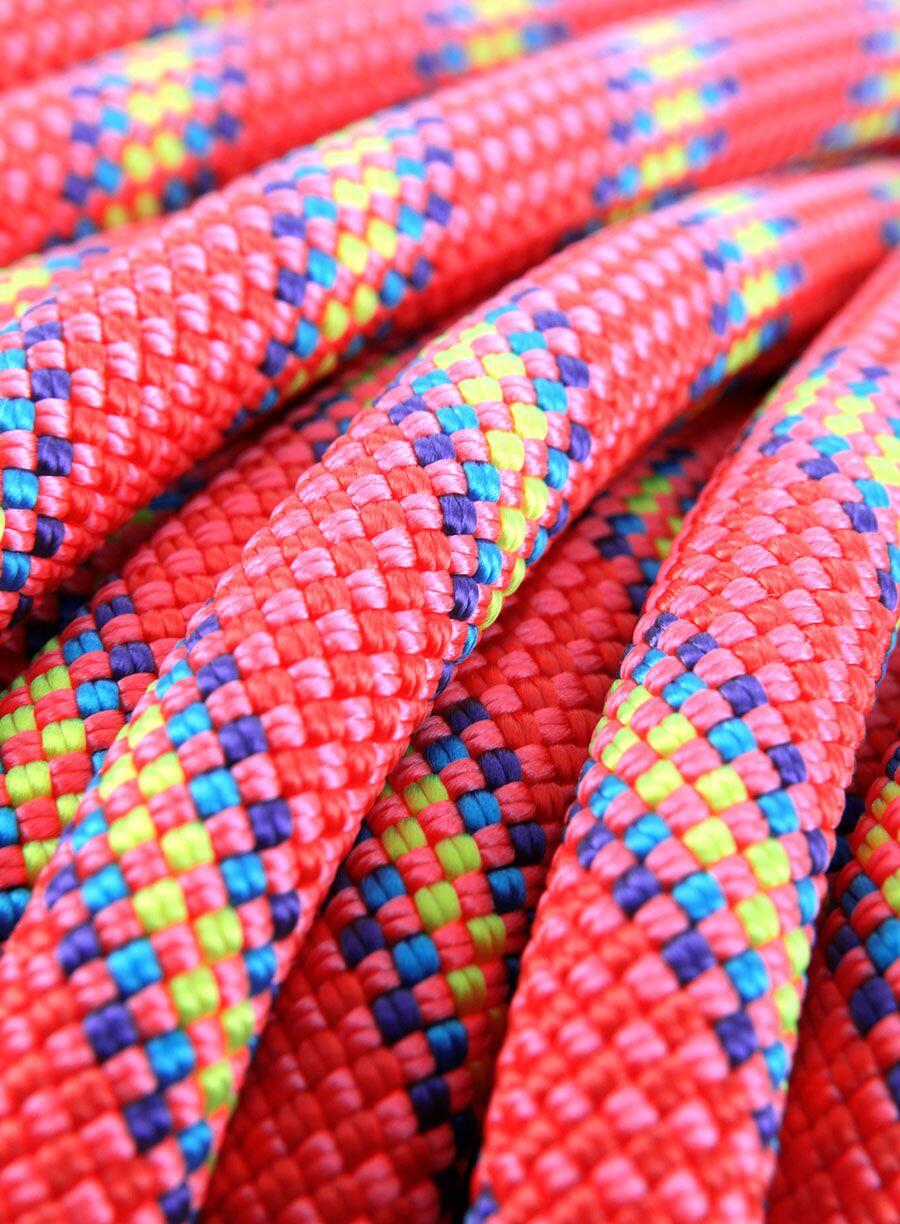 Cuerda de escalada Beal Virus 10 mm 50 m rosa vivo dinámica y resistente 4/6