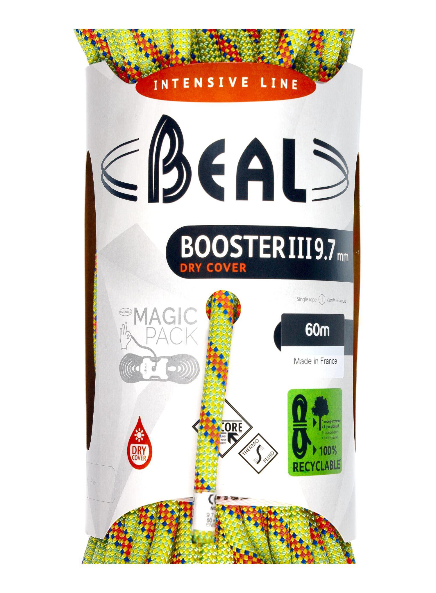 Corda da arrampicata ultraleggera Beal Booster III 9,7 mm 60 m Dry Cover Unicore 3/6