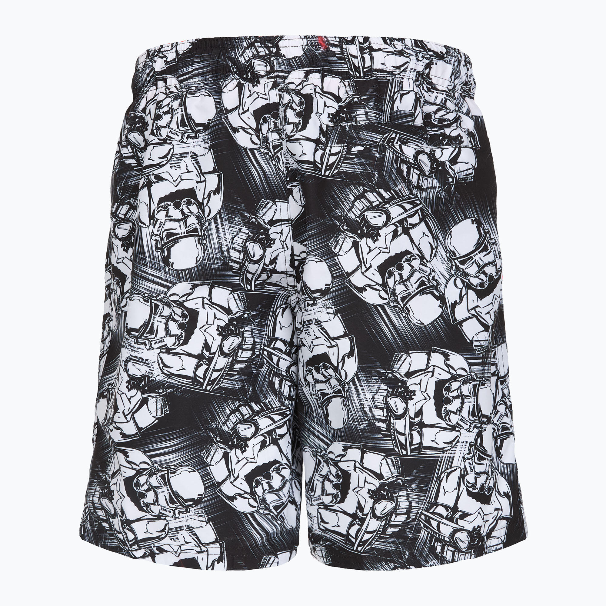 Speedo 17inch Star Wars Print Kids Black/White Swim Shorts SPEEDO