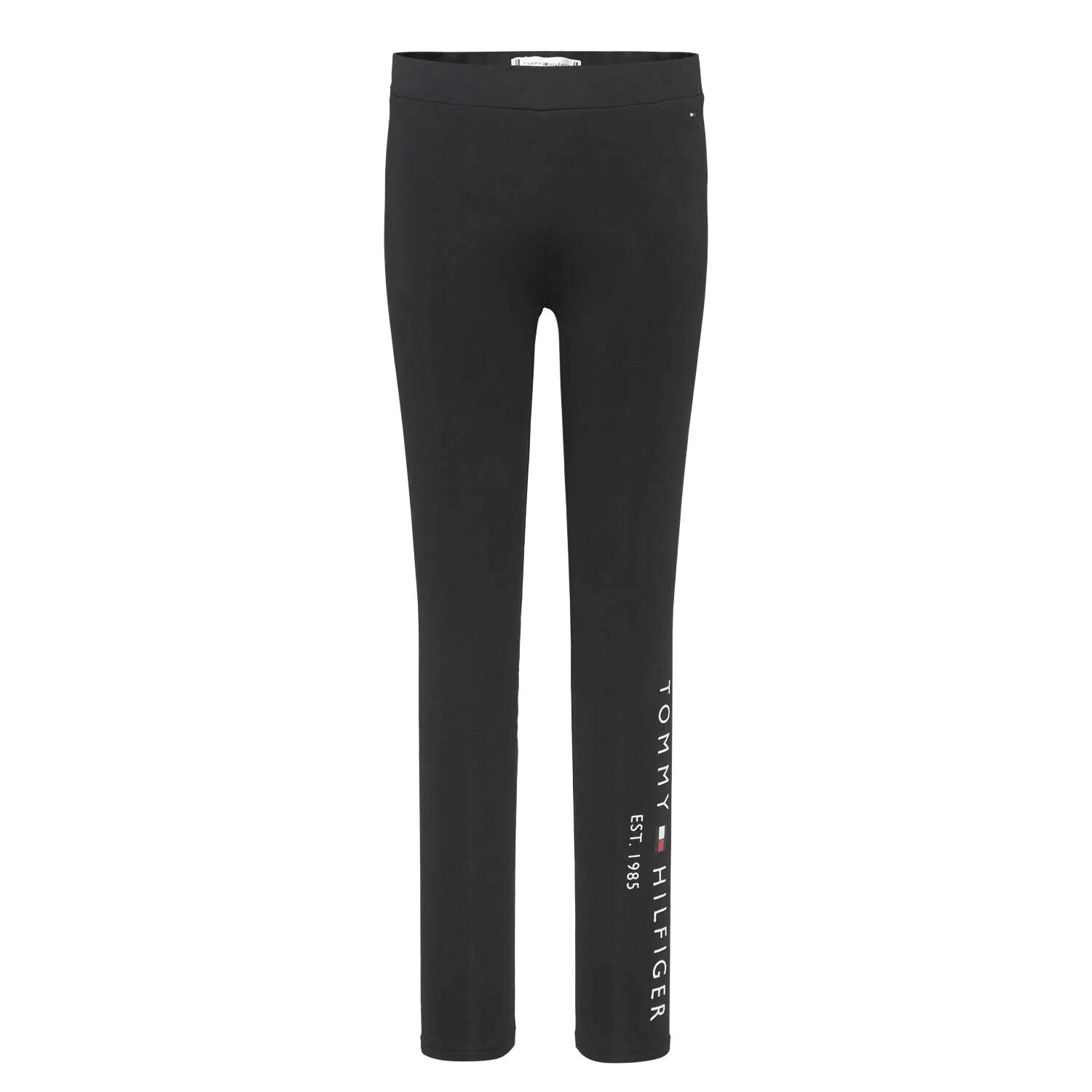 TOMMY HILFIGER Childrens/Kids Essential Leggings (Black)