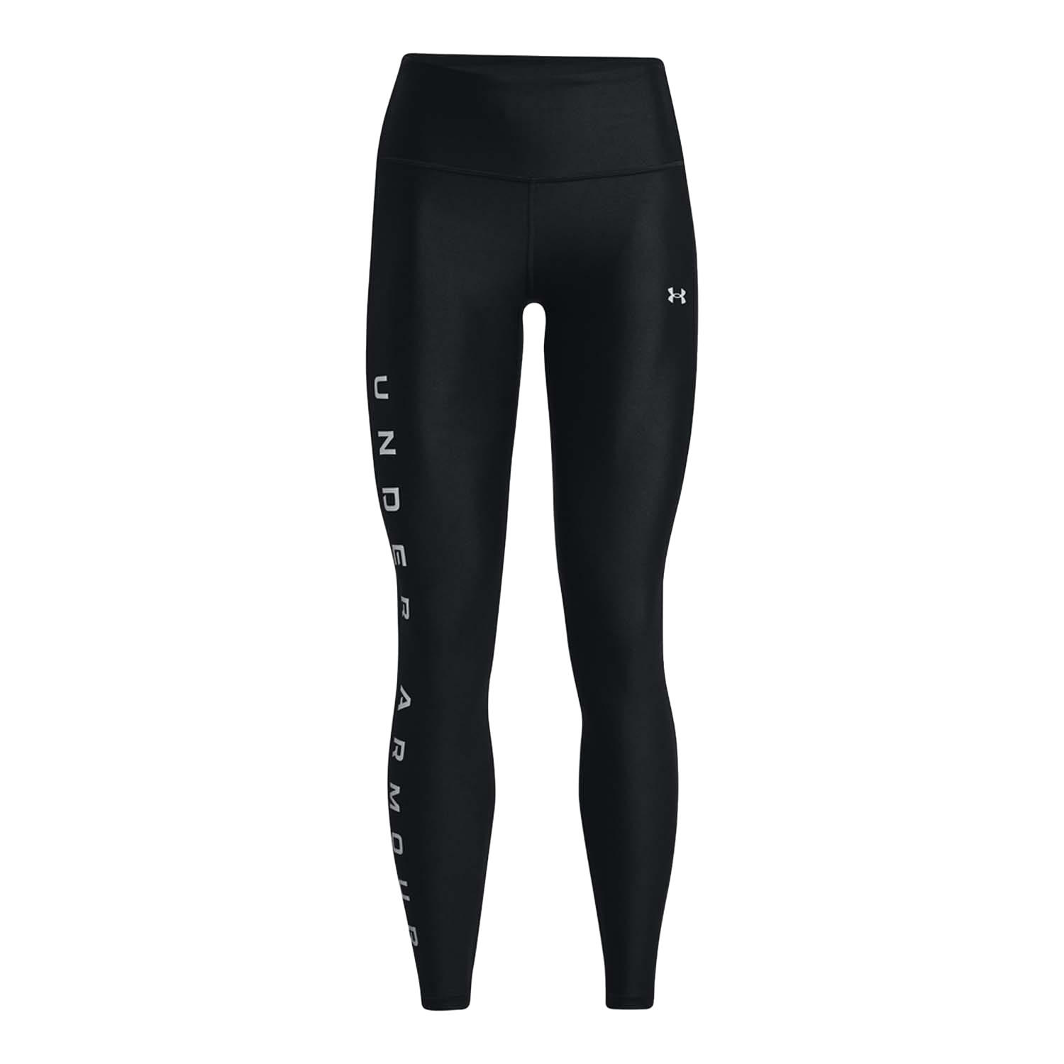 Womens/Ladies HeatGear Reflective Leggings (Black) 1/4