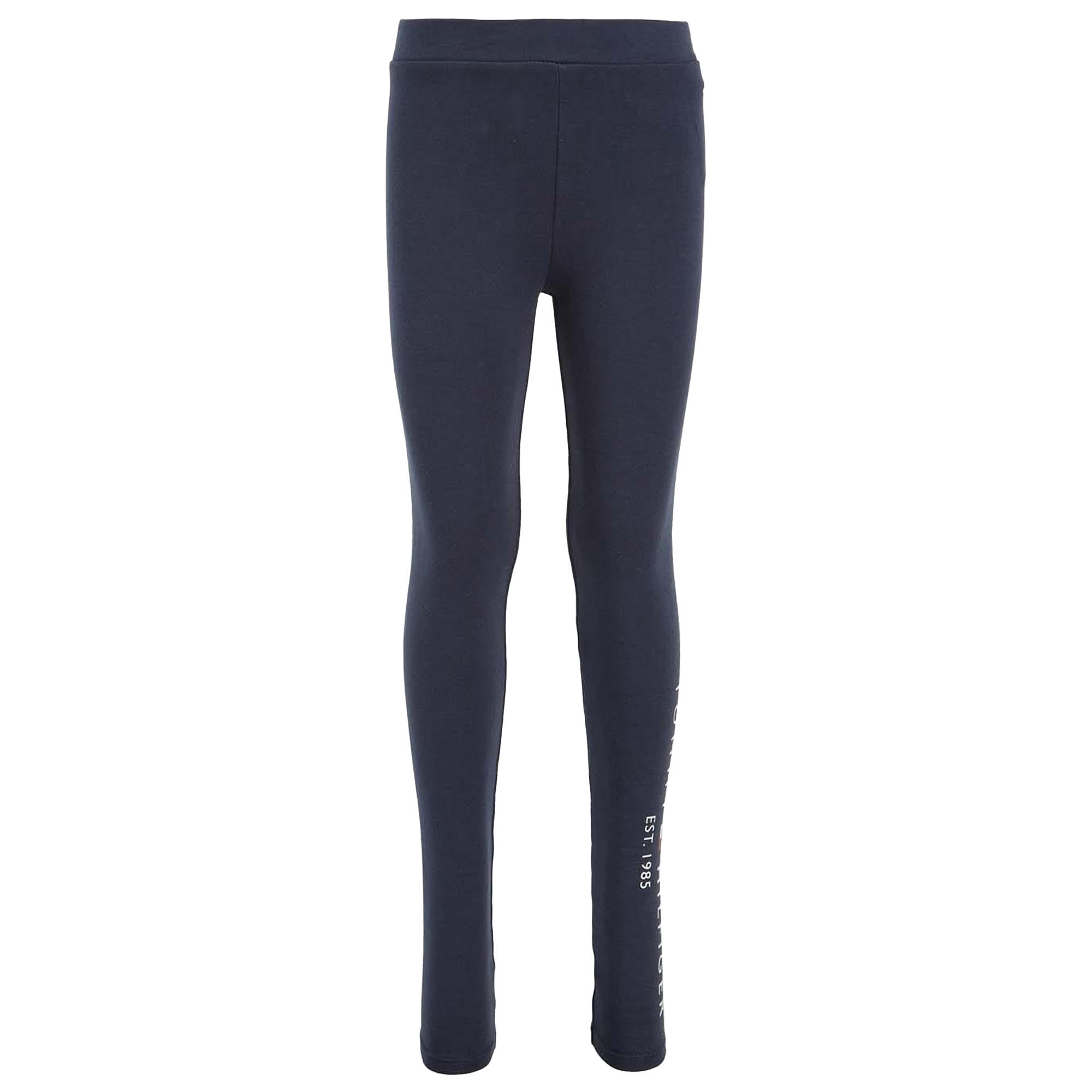 TOMMY HILFIGER Girls Essential Leggings (Blue)