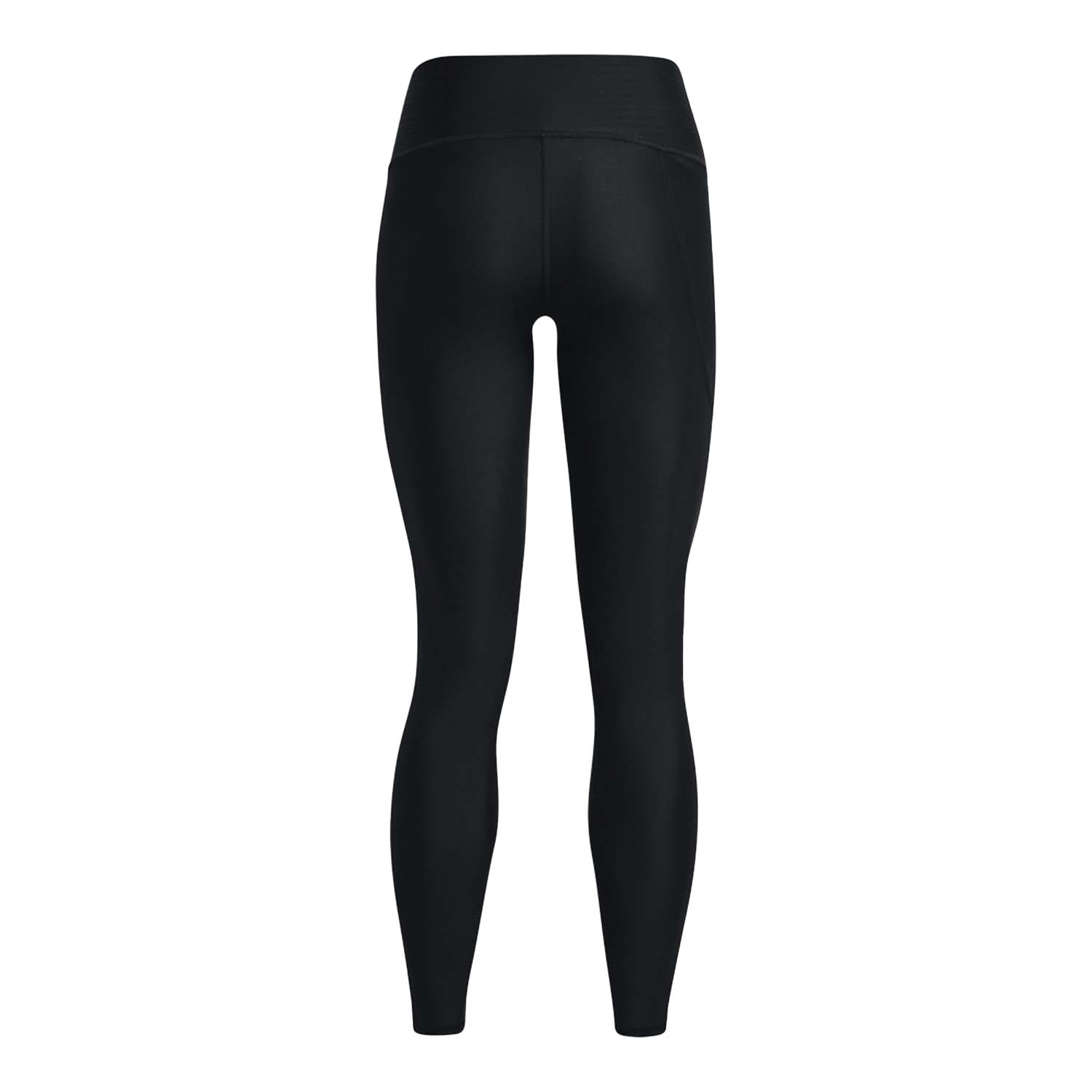 Womens/Ladies HeatGear Reflective Leggings (Black) 2/4