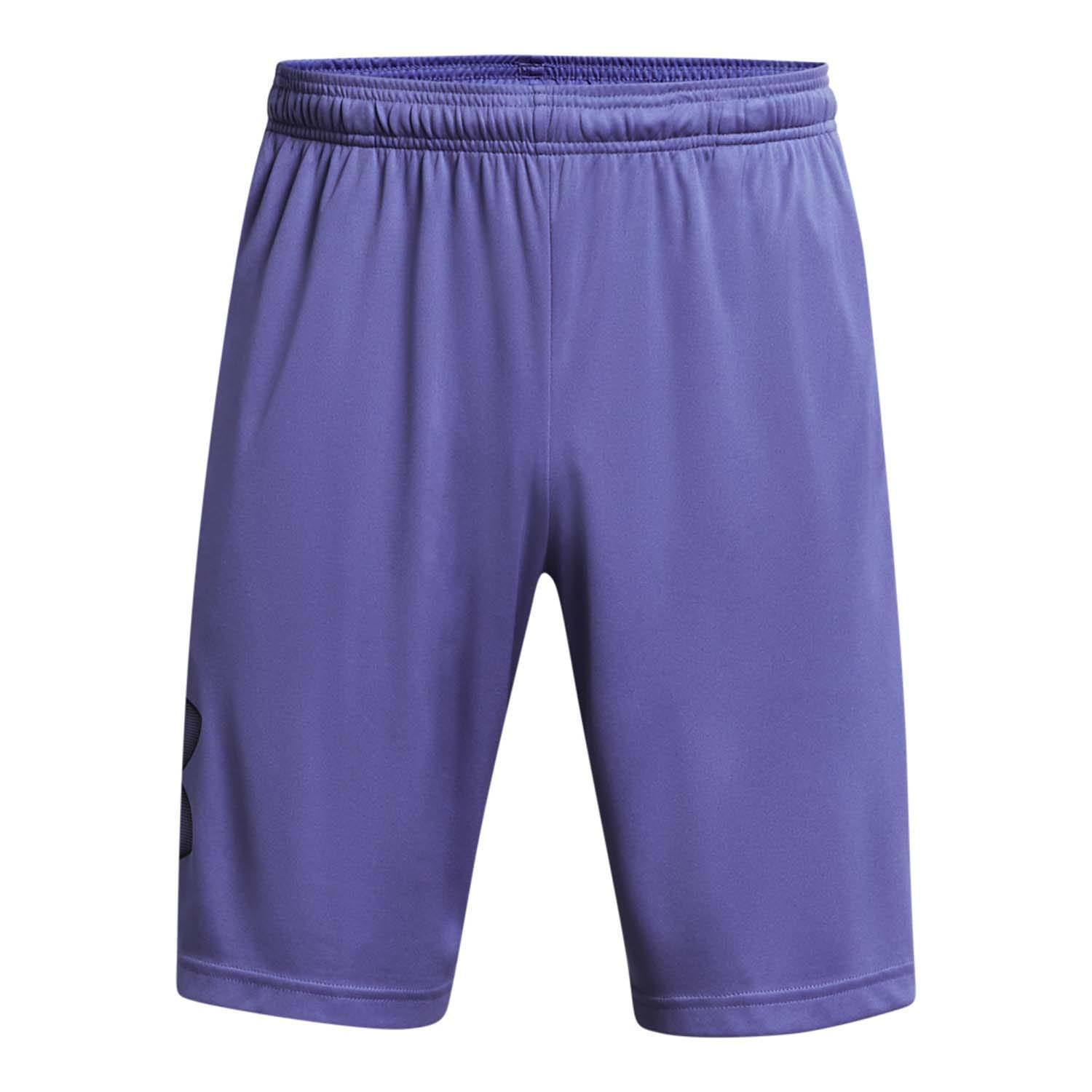 UNDER ARMOUR Mens Tech Graphic Shorts (Purple)