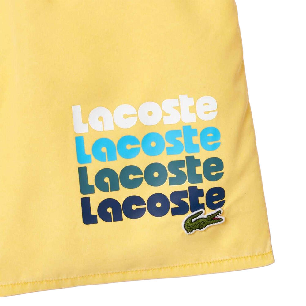Costume Bermuda Media Lunghezza Uomo Lacoste Giallo 4/4