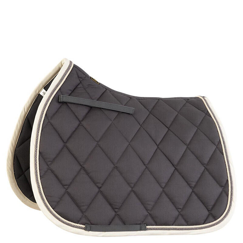 Br - Tapis De Selle Pour Cheval Br Equitation Event Cooldry® - Tapis De Selle - Gris|marron - Cob - Decathlon