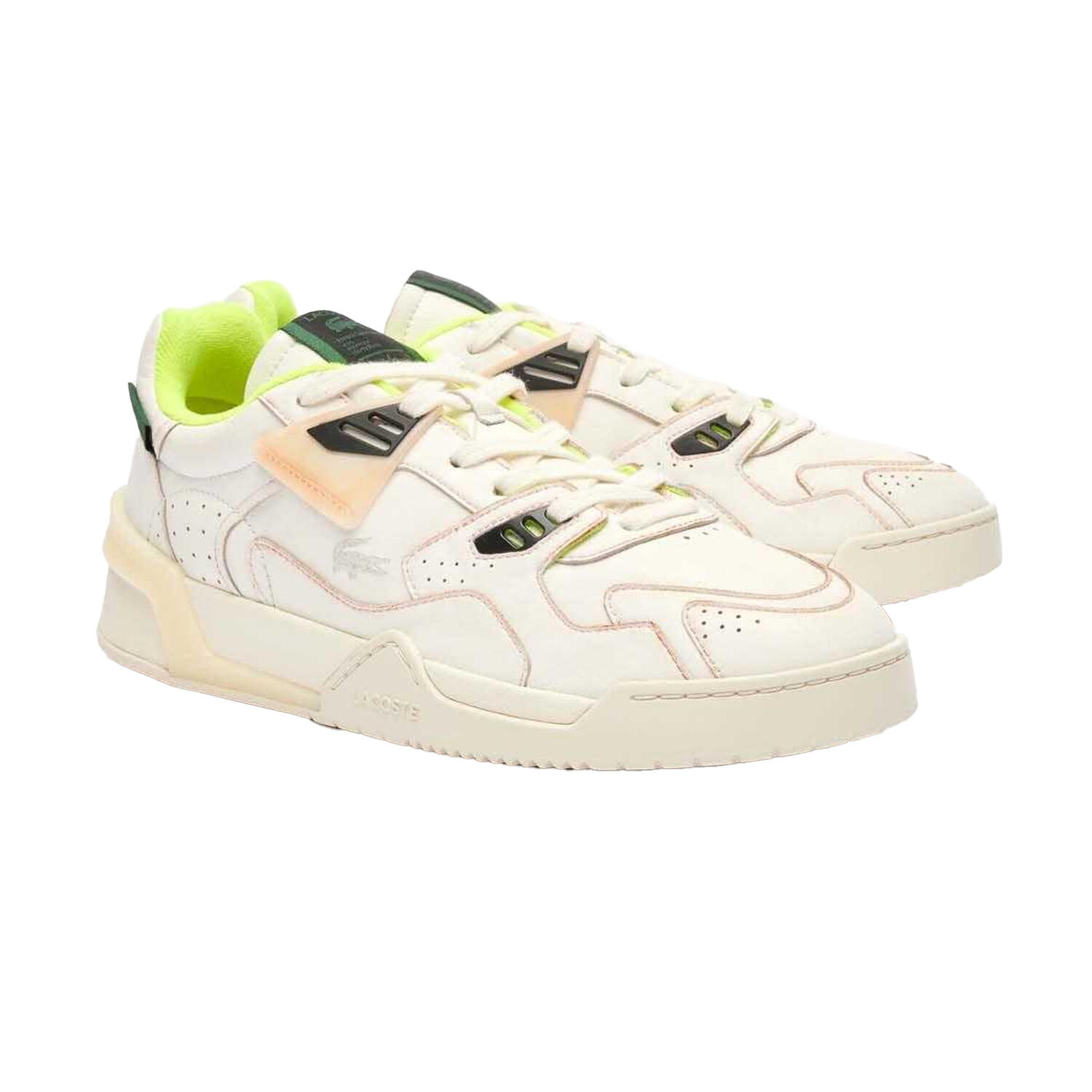 Mens LT 125 Leather Trainers (White) 1/4
