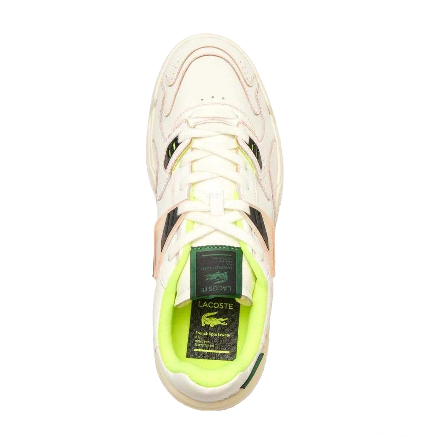Mens LT 125 Leather Trainers (White) 4/4