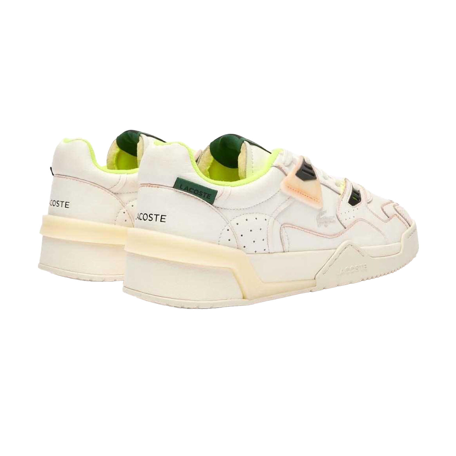 Mens LT 125 Leather Trainers (White) 2/4