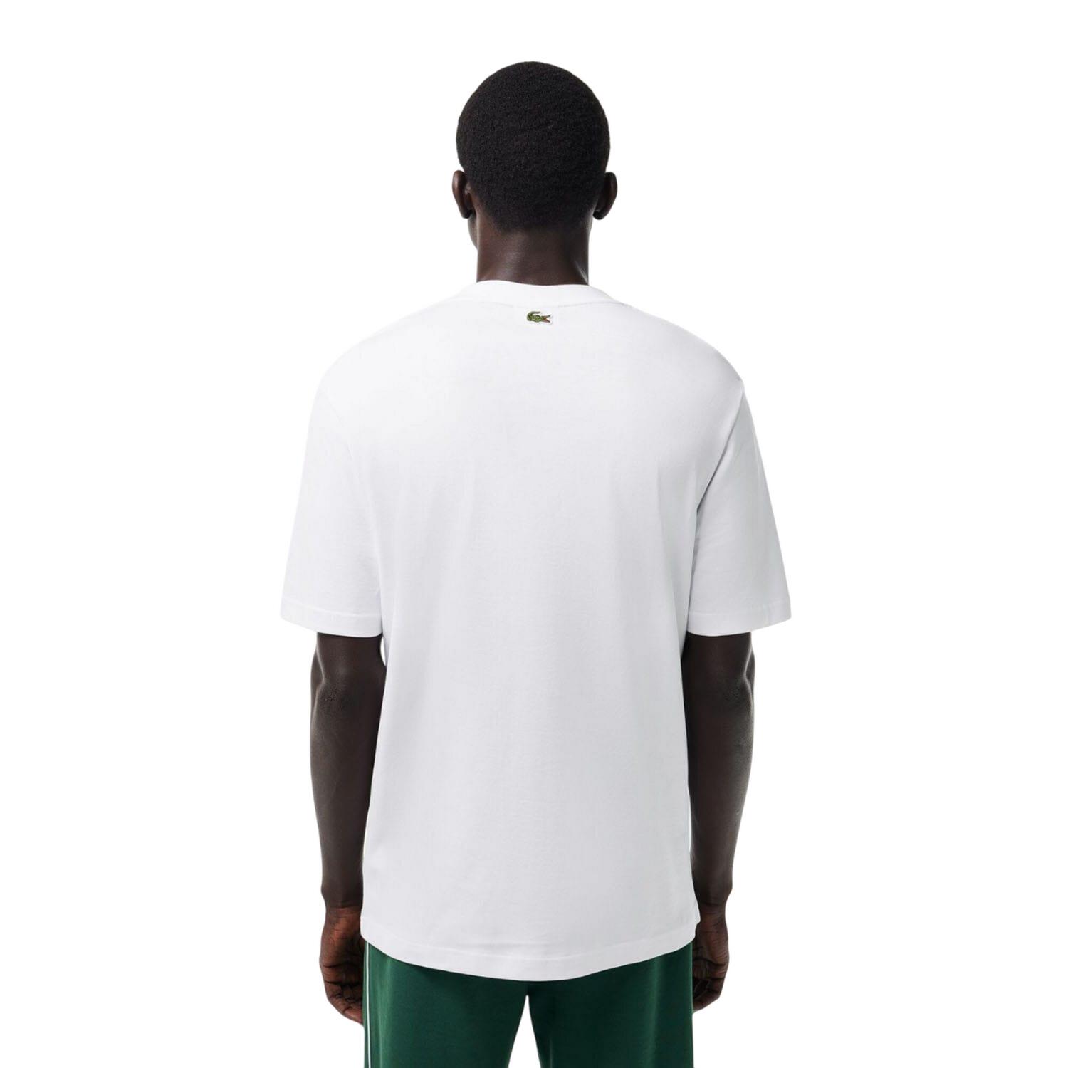 Mens Printed Heavy Cotton Loose Fit TShirt (White) 2/4