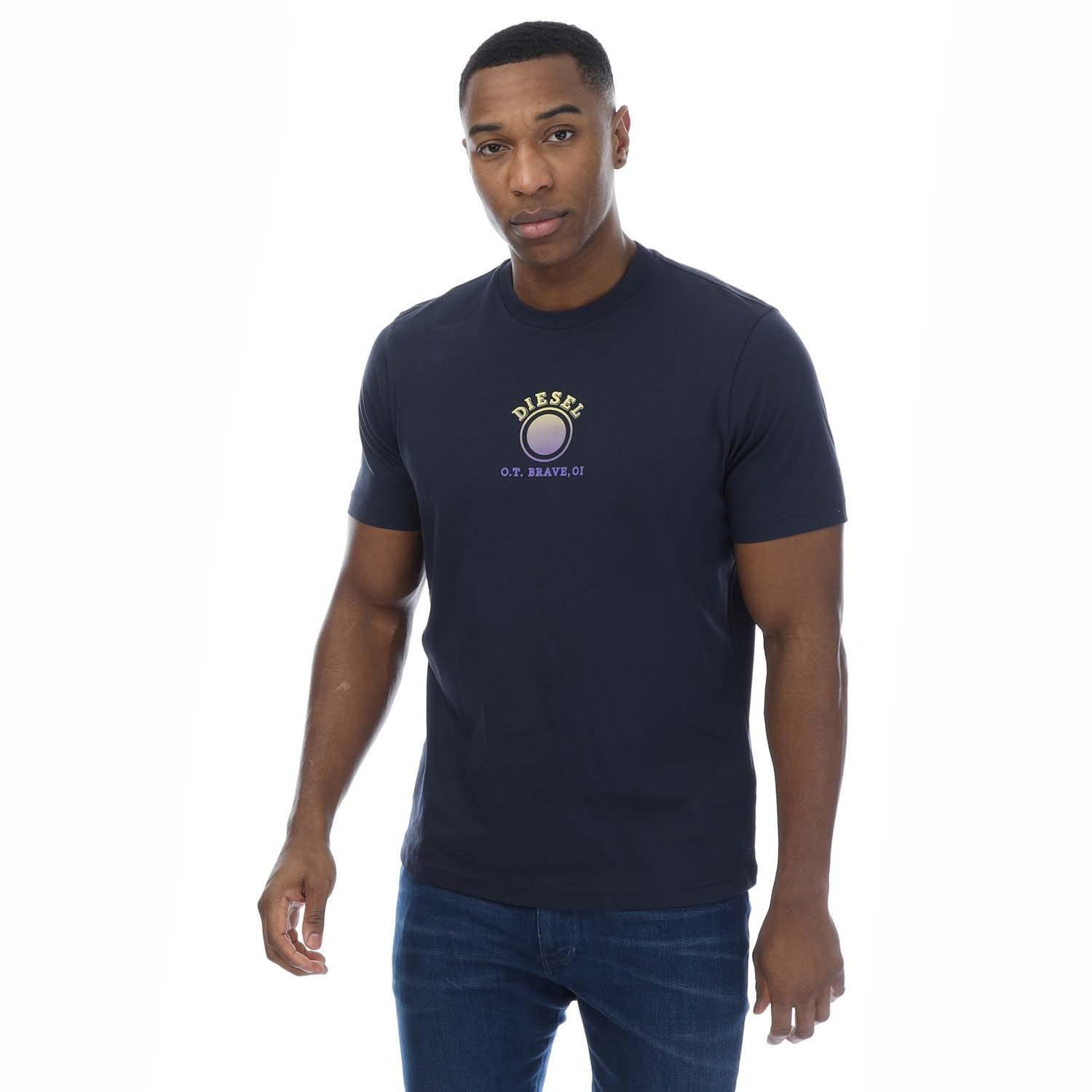 DIESEL Mens TJust 51 TShirt (Navy)