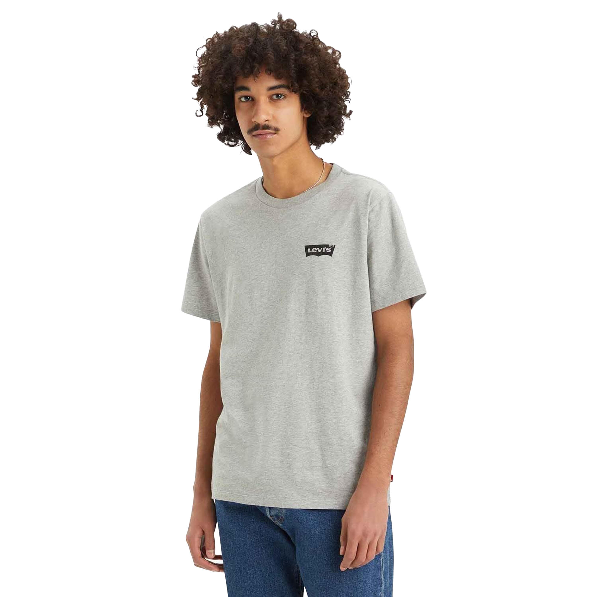 Mens Classic Bandana Print TShirt (Grey) 3/4