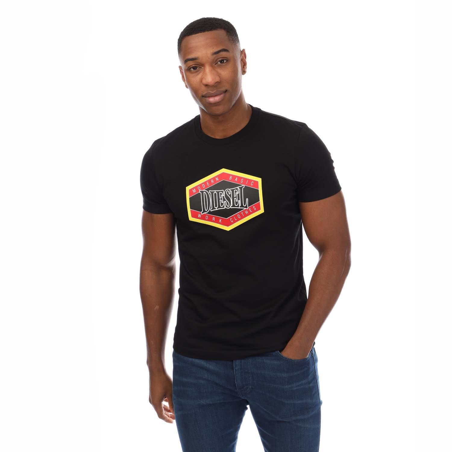 DIESEL Mens TDiegor 15I TShirt (Black)