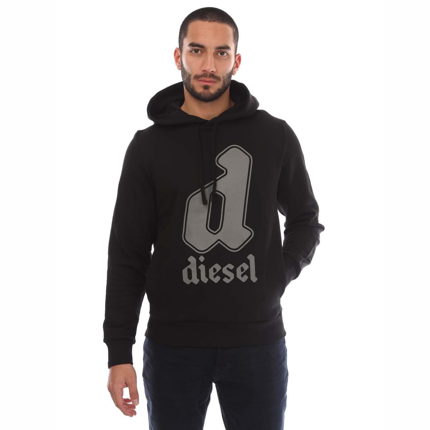 DIESEL Mens SGinnout 13A Hoodie (Black)