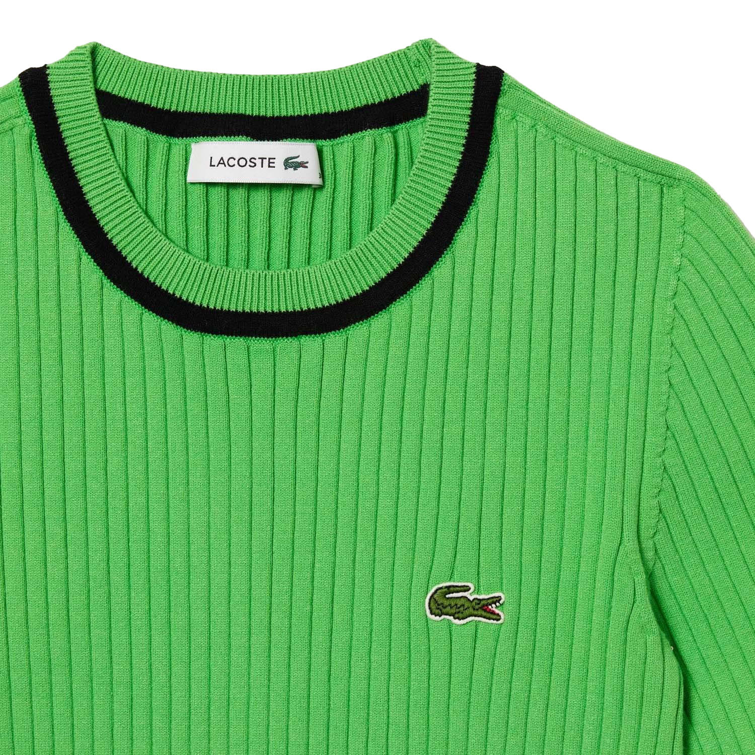 Womens/Ladies 3D Seamless Rib Knit ShortSleeved Sweatshirt (Green) 2/2