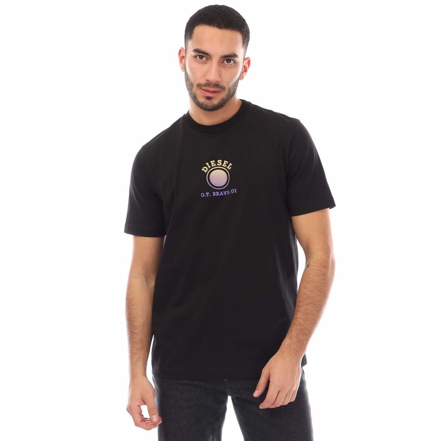 DIESEL Mens TJust 51 TShirt (Black)
