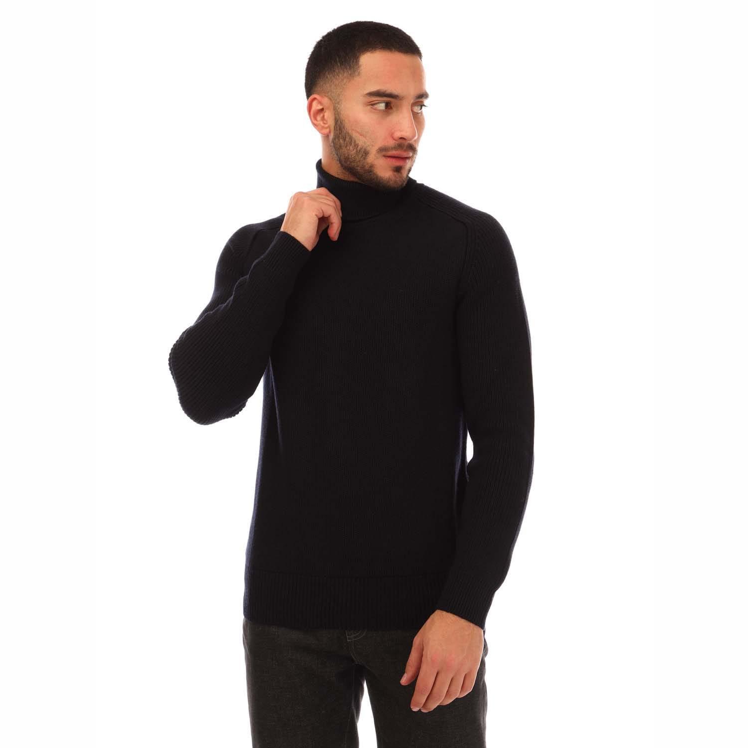 Mens Manuello Sweatshirt (Dark Blue) 2/4