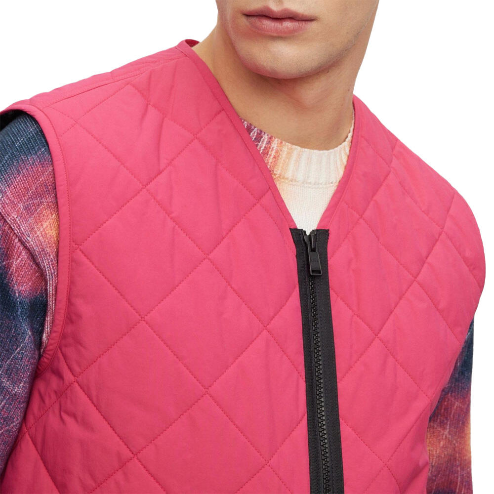 Mens Okella Gilet (Pink) 3/4