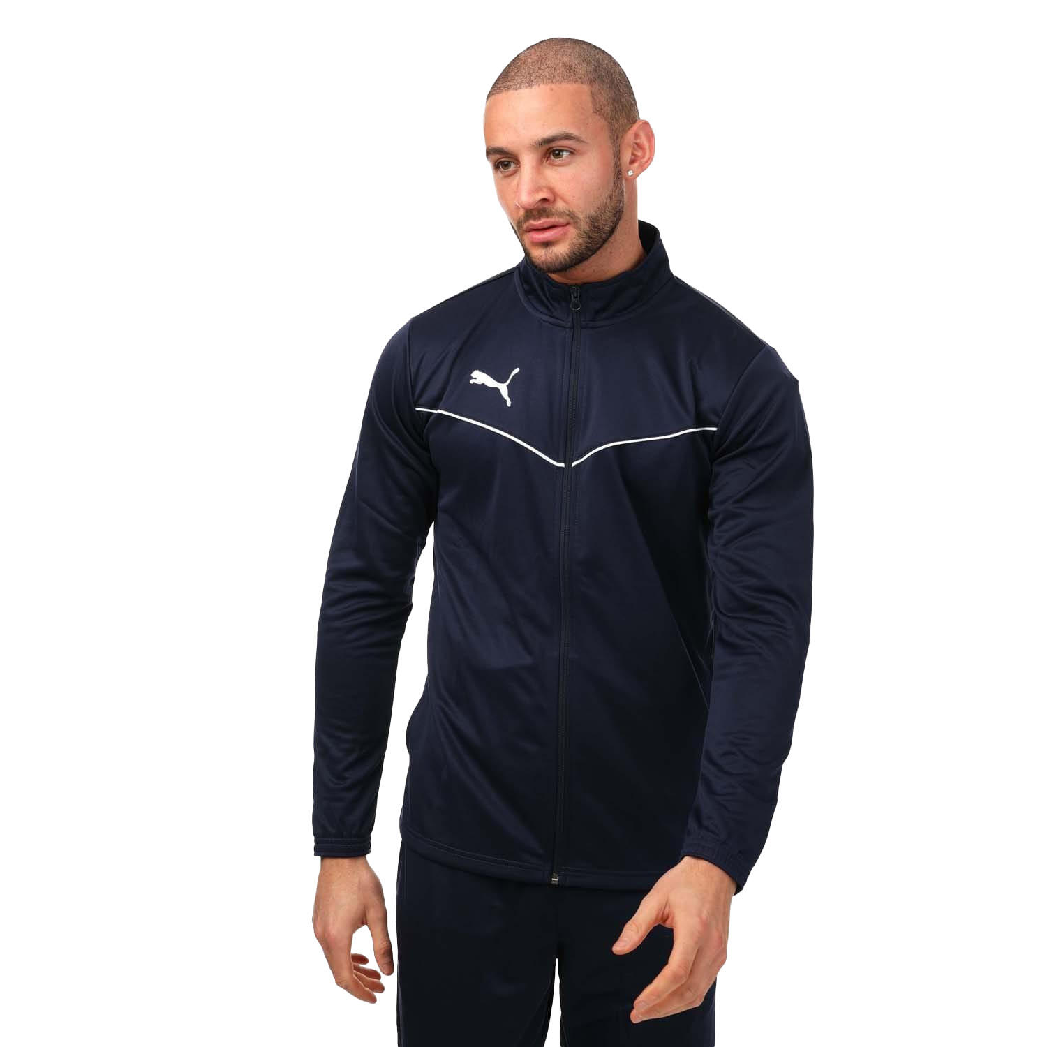 PUMA Giacca Allenamento Uomo Puma Team Rise Blu Navy
