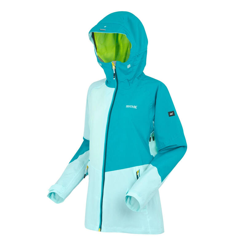 Veste Imperméable RADDICK Femme (Turquoise Délavé / Bleu Tahoe)
