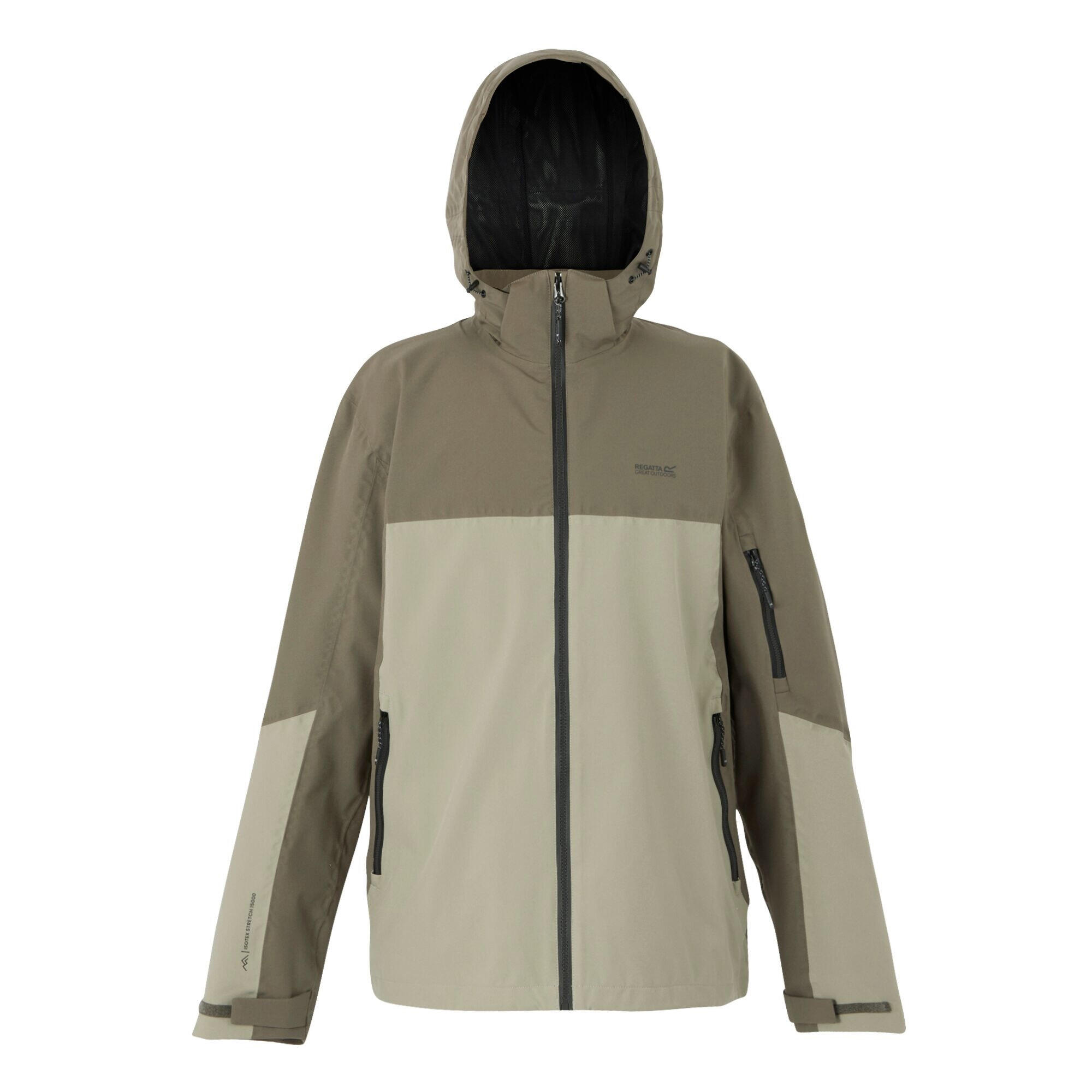 Regatta - Veste Imperméable Bosfield Homme (sable Doré / Marron) - Veste - Beige|vert - Decathlon
