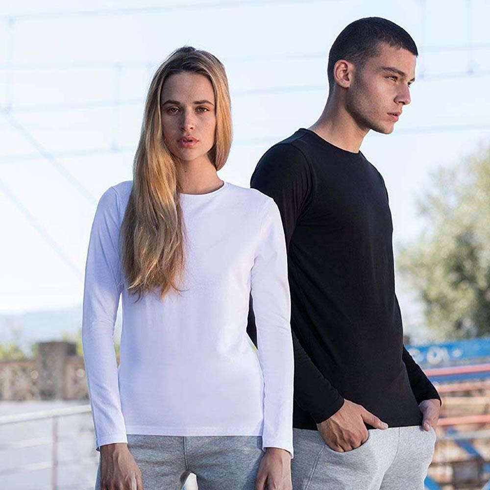 Feel Good Stretch TShirt, langärmlig Damen Weiß 4/4