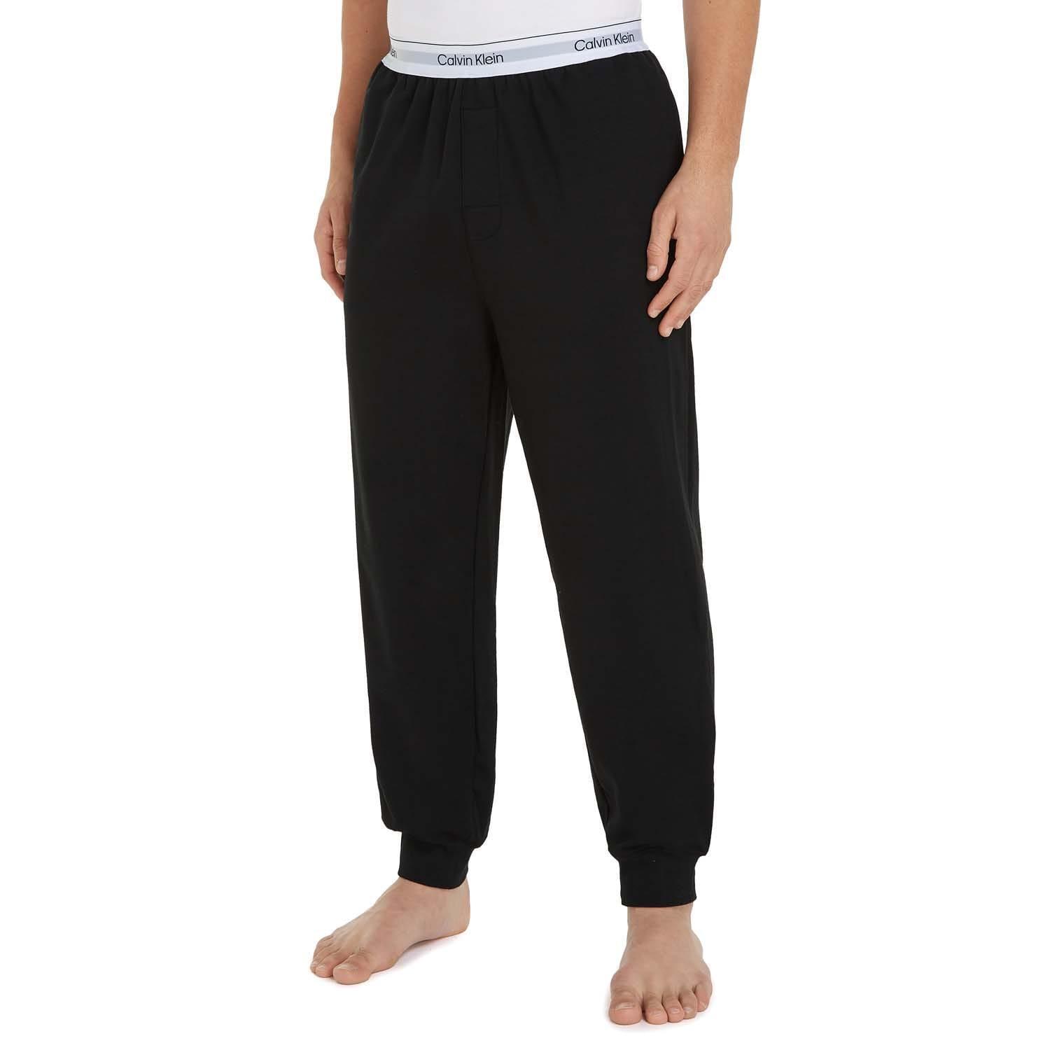 Mens Lounge Jogging Bottoms (Black) 4/4