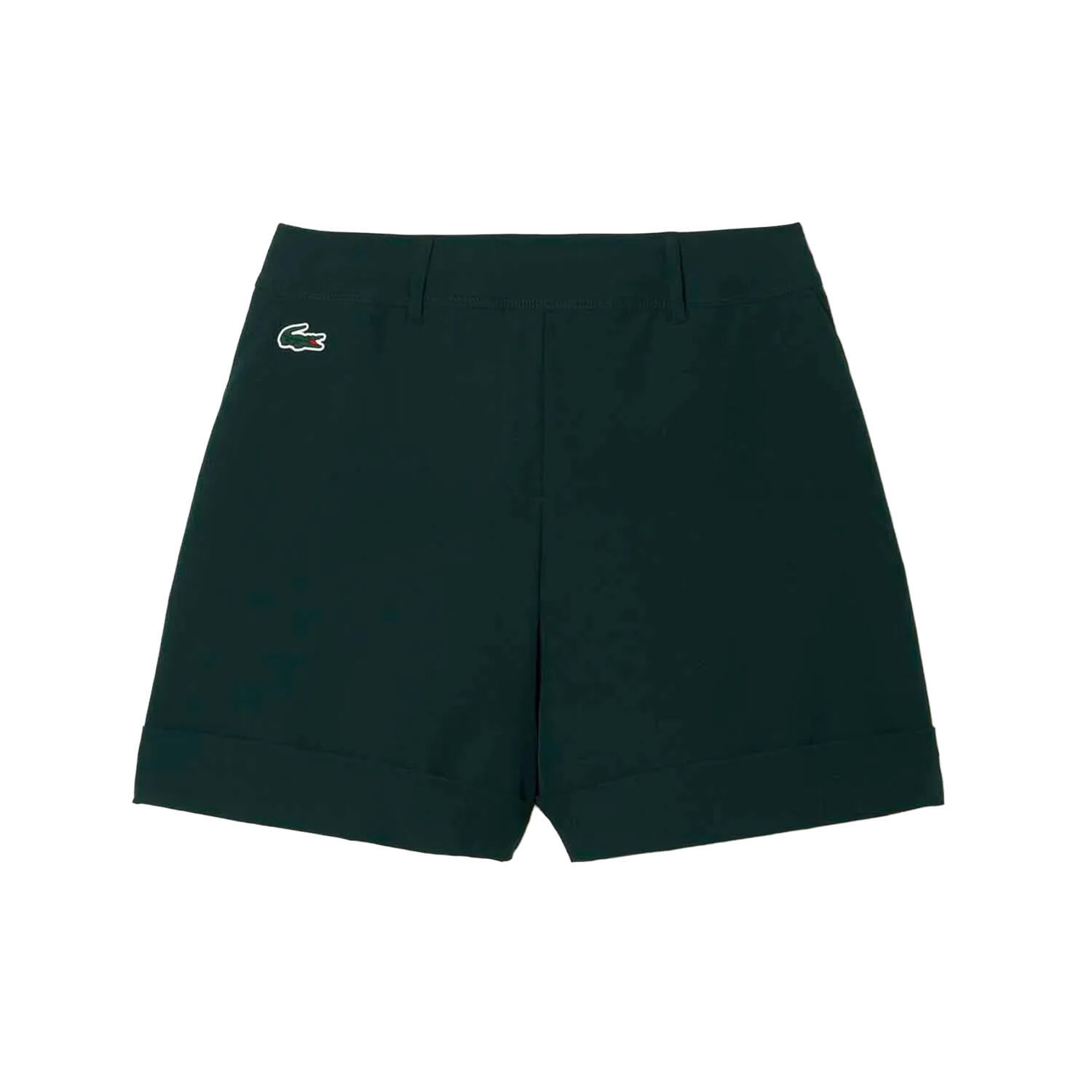 LACOSTE Womens/Ladies Taffeta Stretch Golf Shorts (Green)