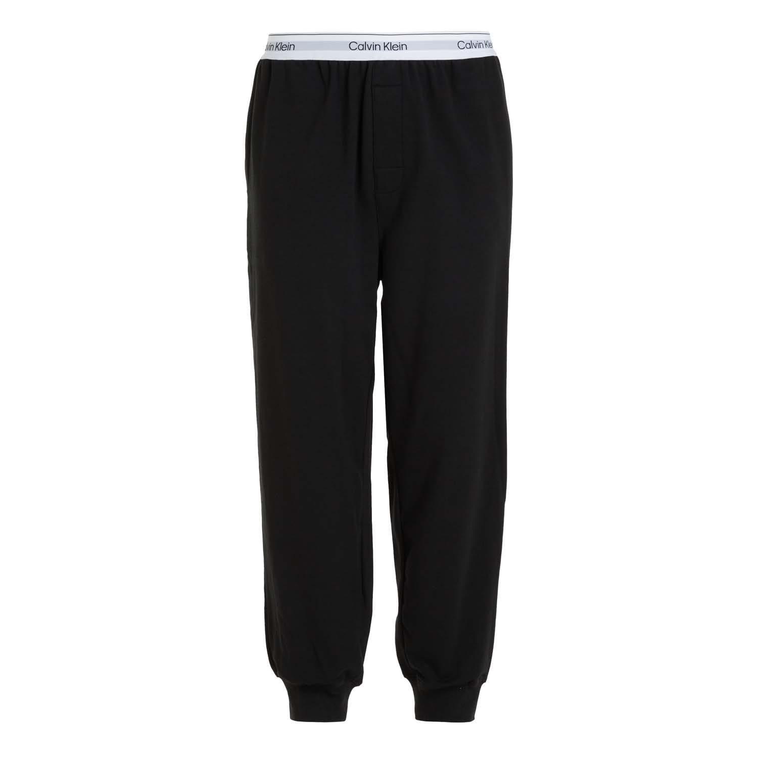 Mens Lounge Jogging Bottoms (Black) 1/4