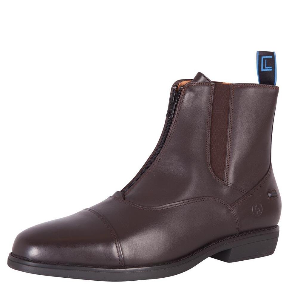 Skórzane buty jeździeckie z zamkiem błyskawicznym BR Equitation Jodhpur CL Noble