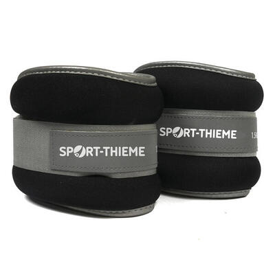 Gewichtsmanschetten Premium 1.5 kg. Schwarz Fitness / Krafttraining Unisex